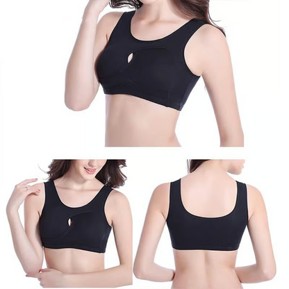 Pure Cotton Instantly Lifts Anti-Sagging Wirefree Bra