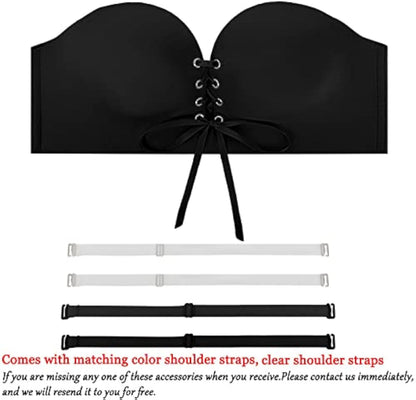 Wireless Seamless Push Up Strapless Bra