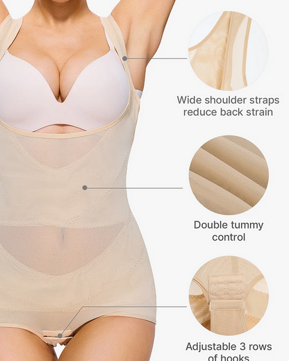 Mesh Tummy Tuck Body Triangle Shapewear