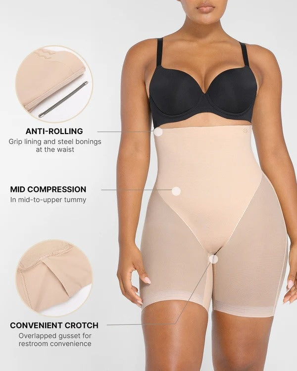 Mesh Smooth Butt-Lifting Shorts