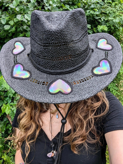 Suncatcher Cowgirl Straw Prism Hat