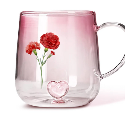 Pink Gradient Glass Mug