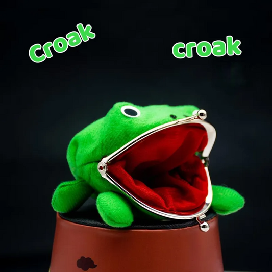 Frog Coin Purse Cartoon Frog Wallet Small Storage Bag