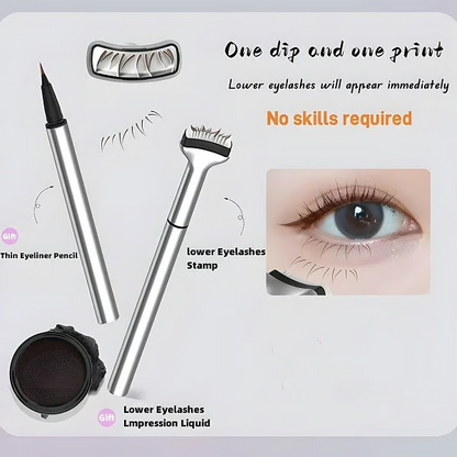 2-in-1 Eyeliner & Lower Eyelash Stamp Set