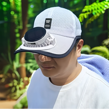 2025 NEW Solar Rechargeable Peaked Cap