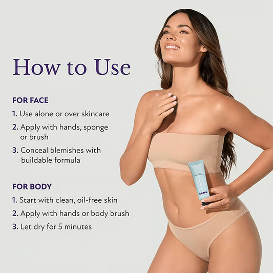 All-in-one Moisturizer, Concealer & Coverage Lightweight & Waterproof