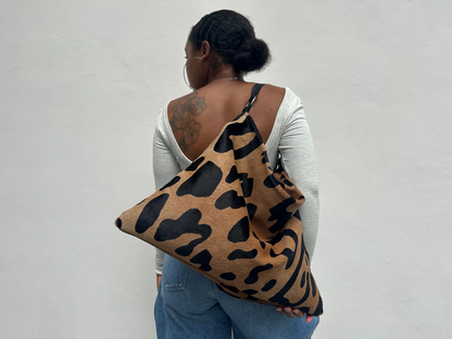 Jaguar Print Shoulder Bag