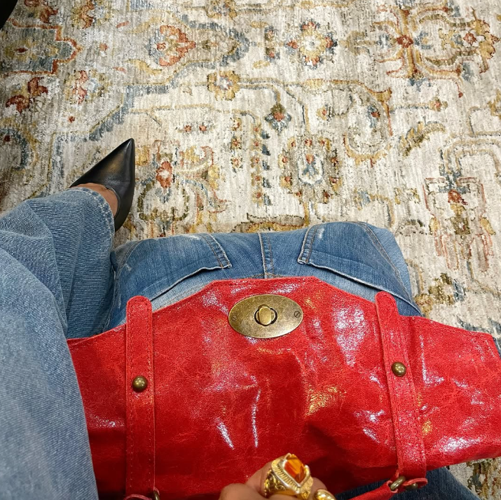 Luxe Denim Handbag