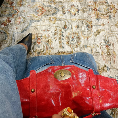 Luxe Denim Handbag