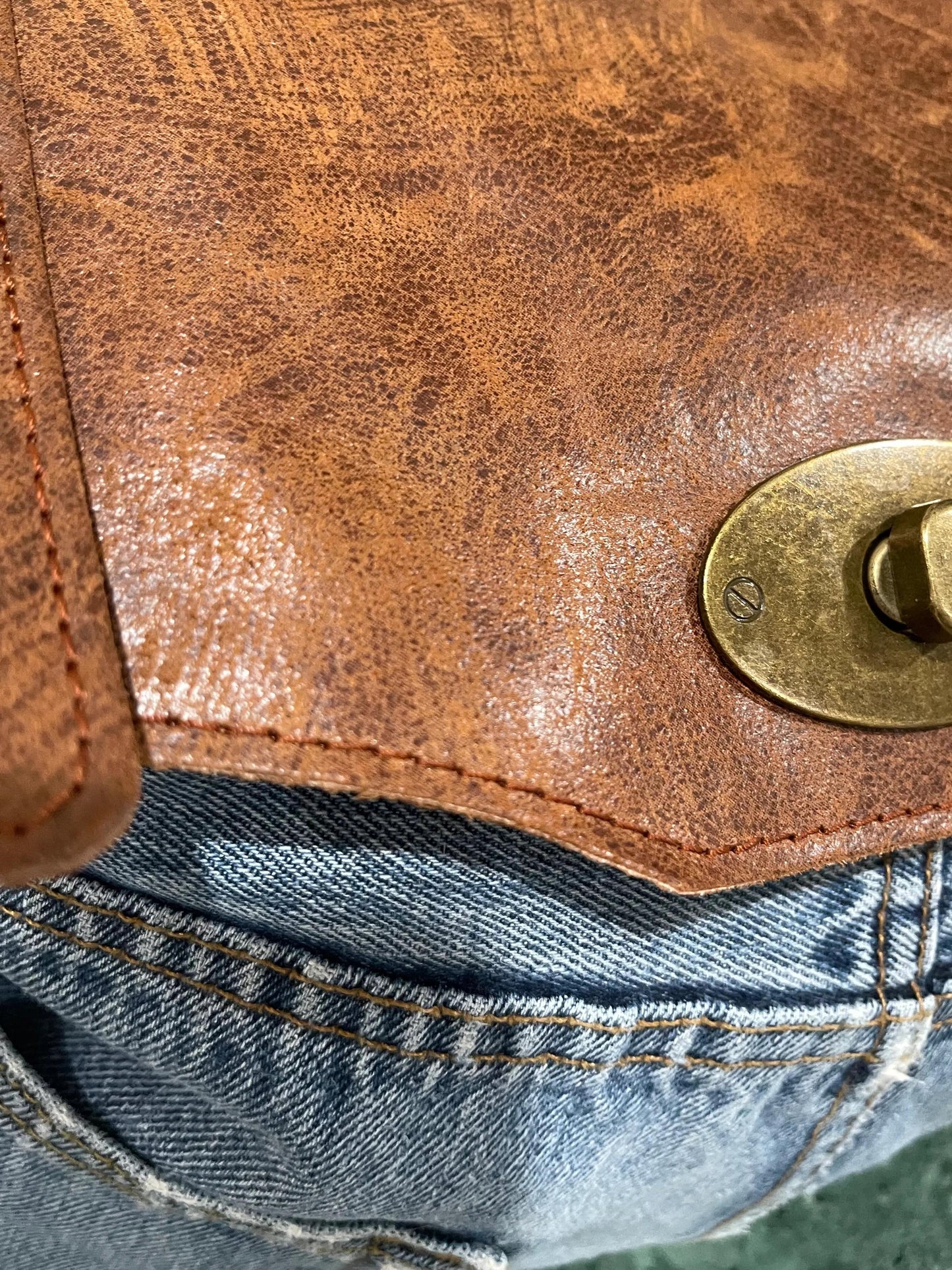 Luxe Denim Handbag