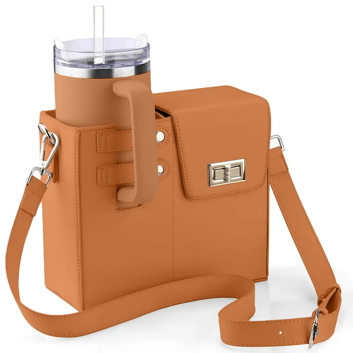 Crossbody Bag With Sports Water Bottle Holder For Women