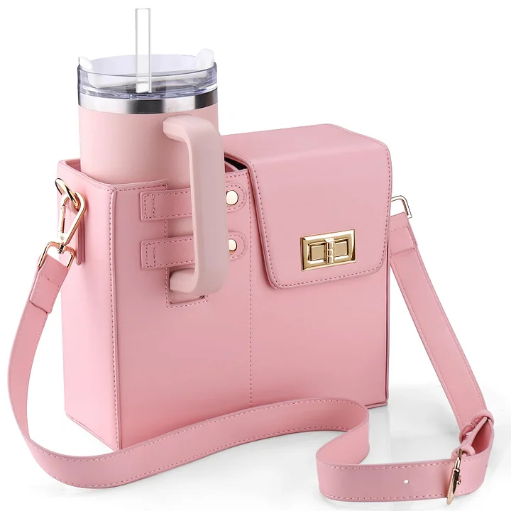Crossbody Bag With Sports Water Bottle Holder For Women
