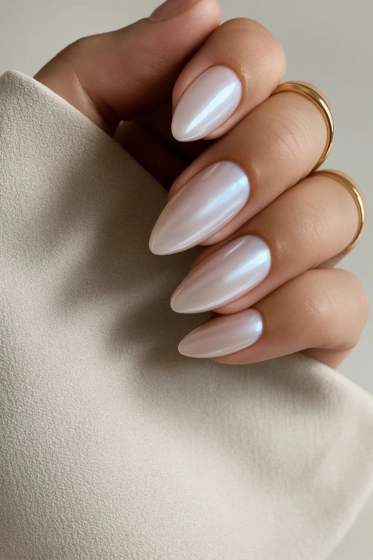 Crystal Veil Premium Press-On Nails