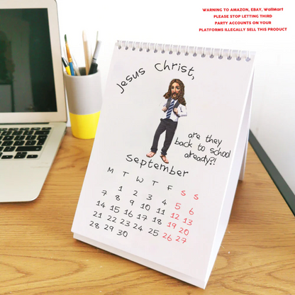 Jesus Christ WHAT A YEAR Calendar 2026