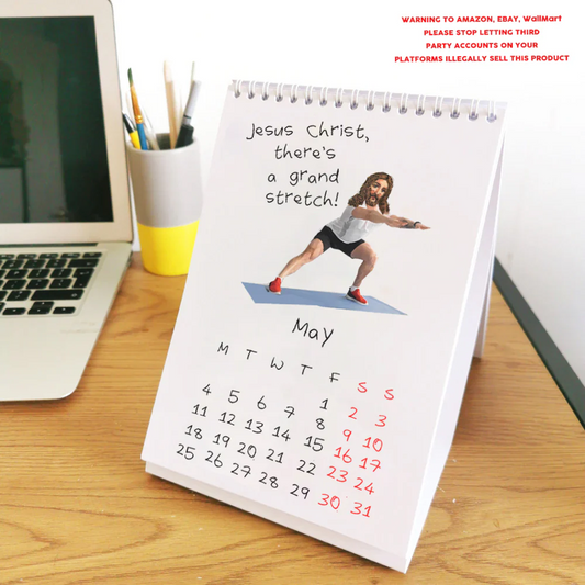 Jesus Christ WHAT A YEAR Calendar 2026