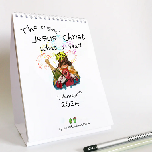 Jesus Christ WHAT A YEAR Calendar 2026