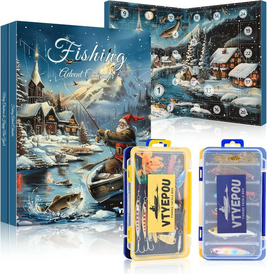 2025 Xmas Holiday Fishing Advent Calendar