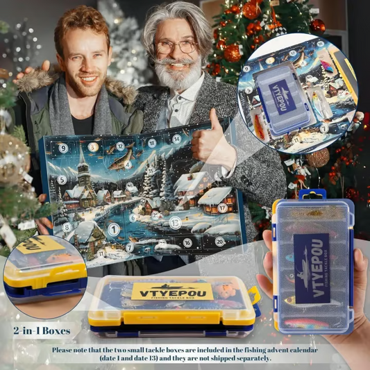 2025 Xmas Holiday Fishing Advent Calendar