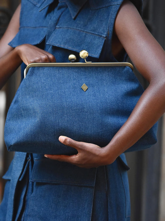Denim Clutch