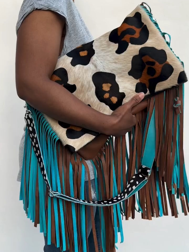Large Foldover Crossbody Bag