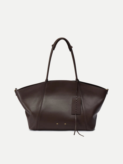 Convertible Tote Bag Large In Dutch Calfskin And Suede