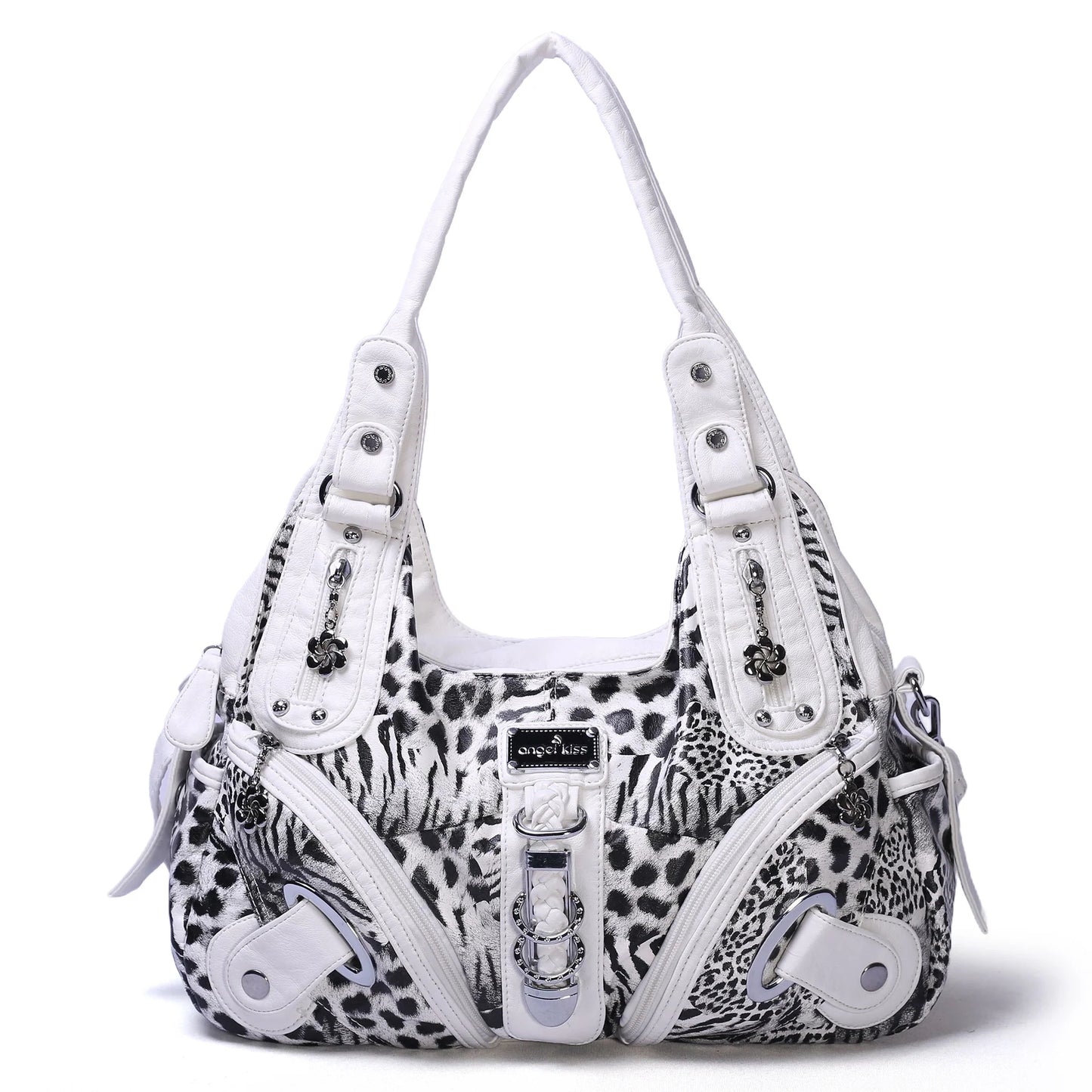 Leopard Print Shoulder Handbag