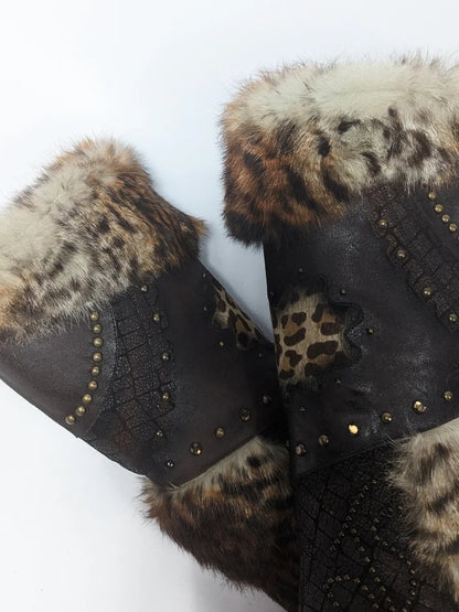 Fur Heel Boots