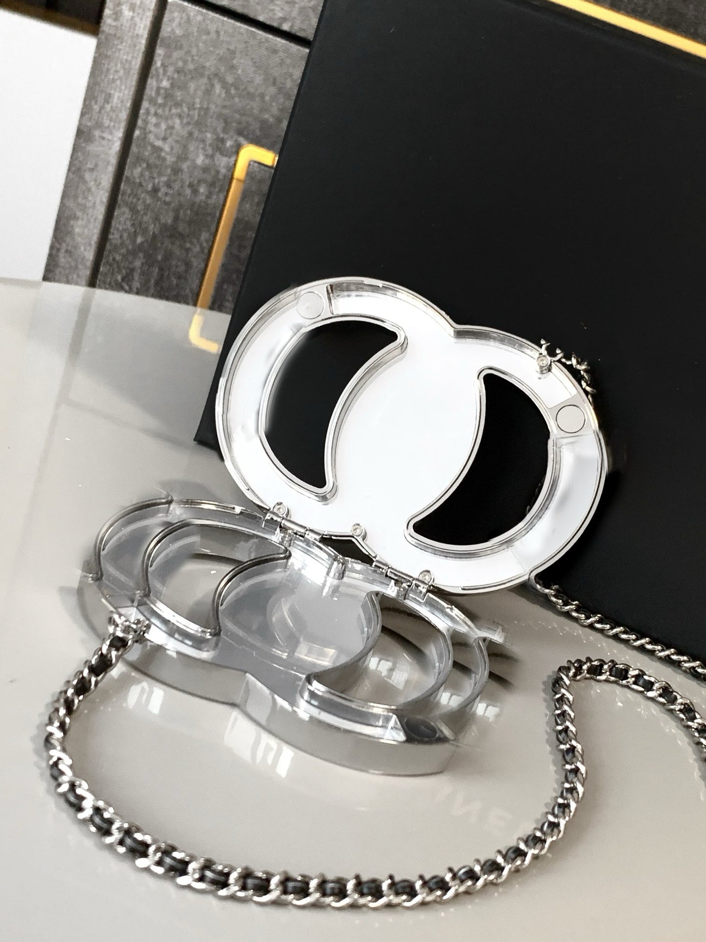 Mirrored Crossbody Bag