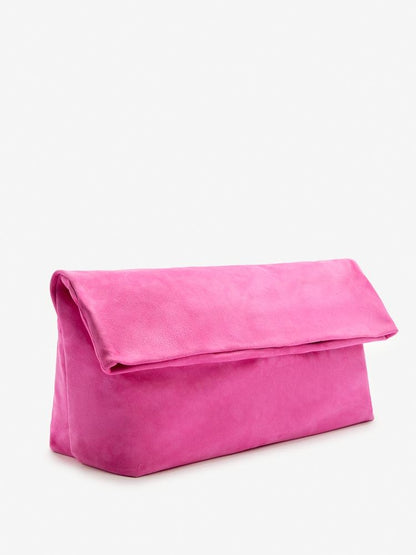 Suede Clutch