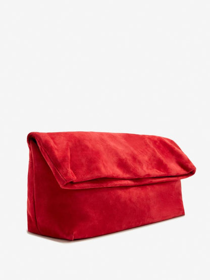 Suede Clutch