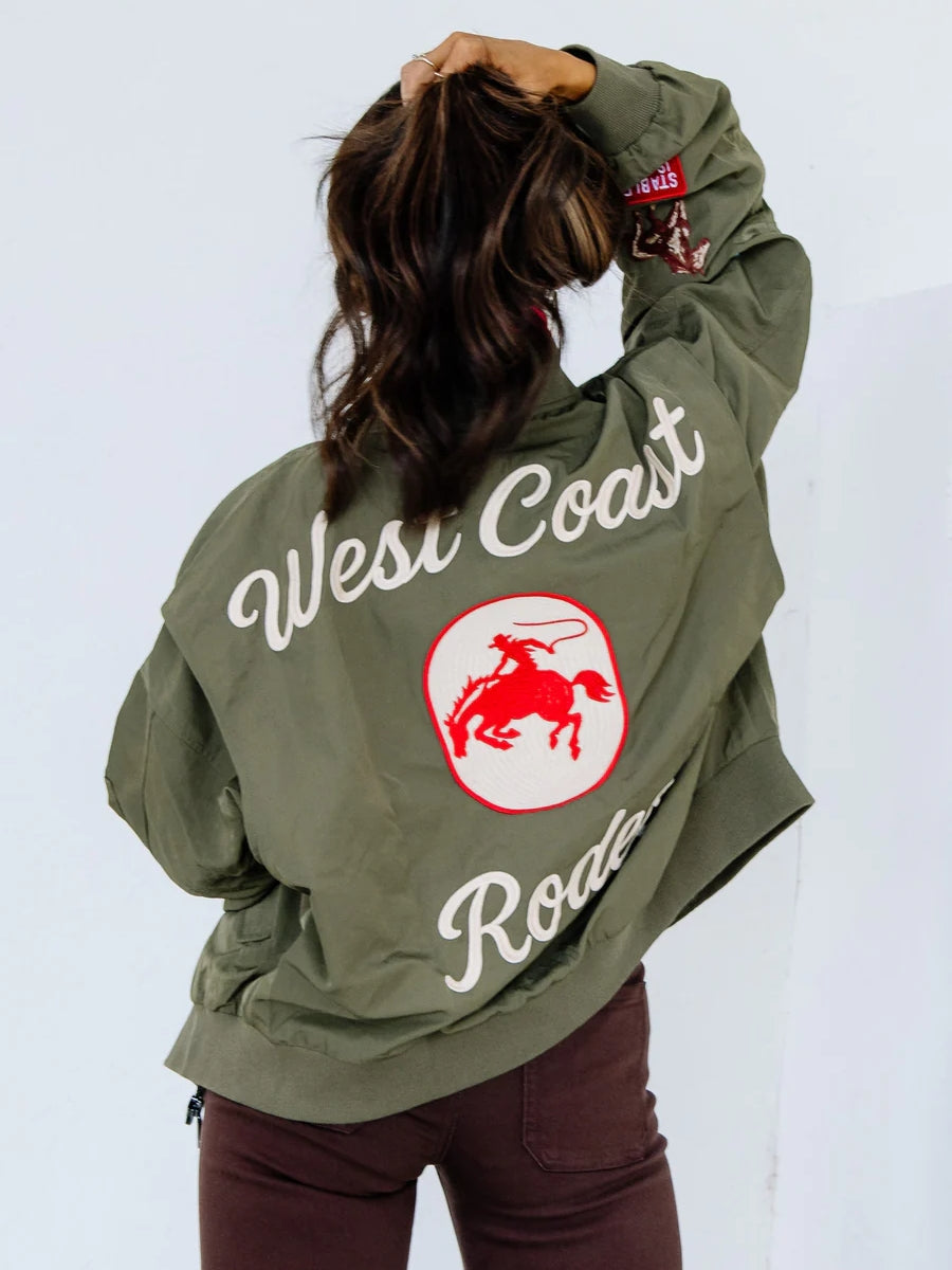 Army Green Long Sleeve Jacket