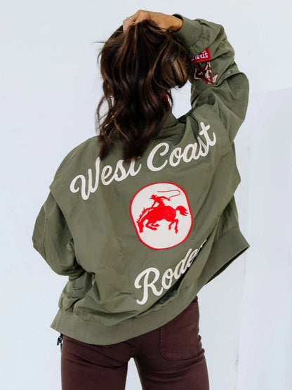 Army Green Long Sleeve Jacket