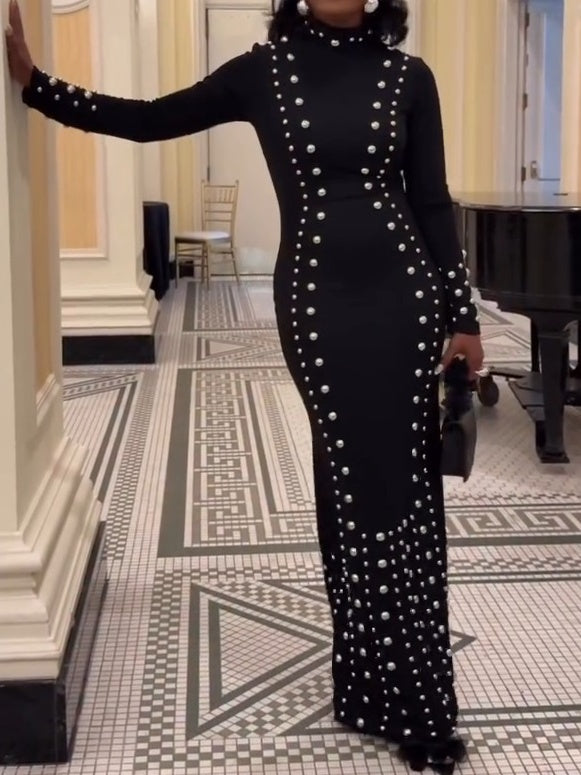 Vixen Studded Maxi Dress