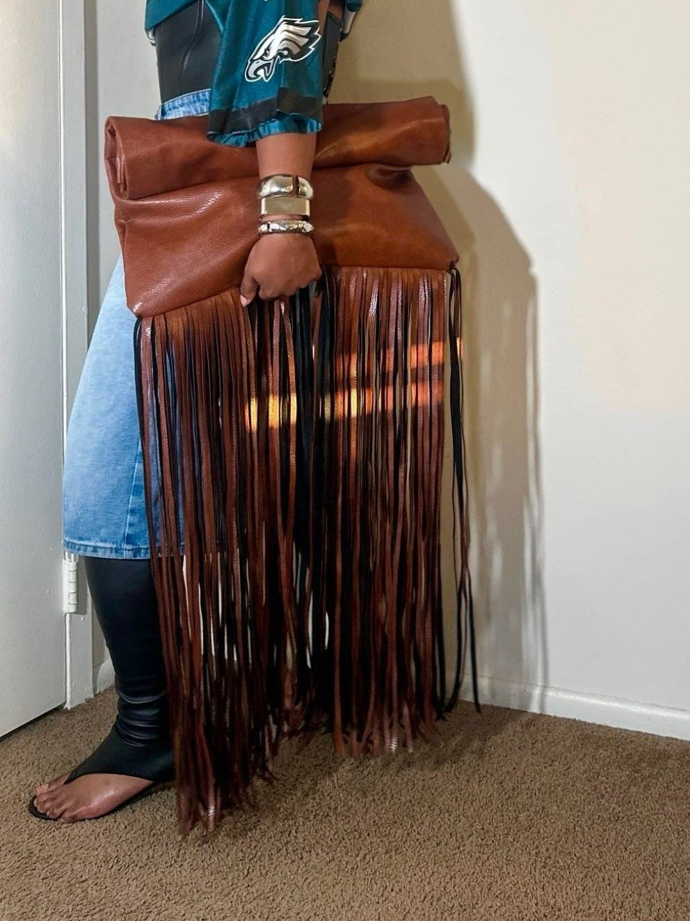 Exaggerated Fringe Bag