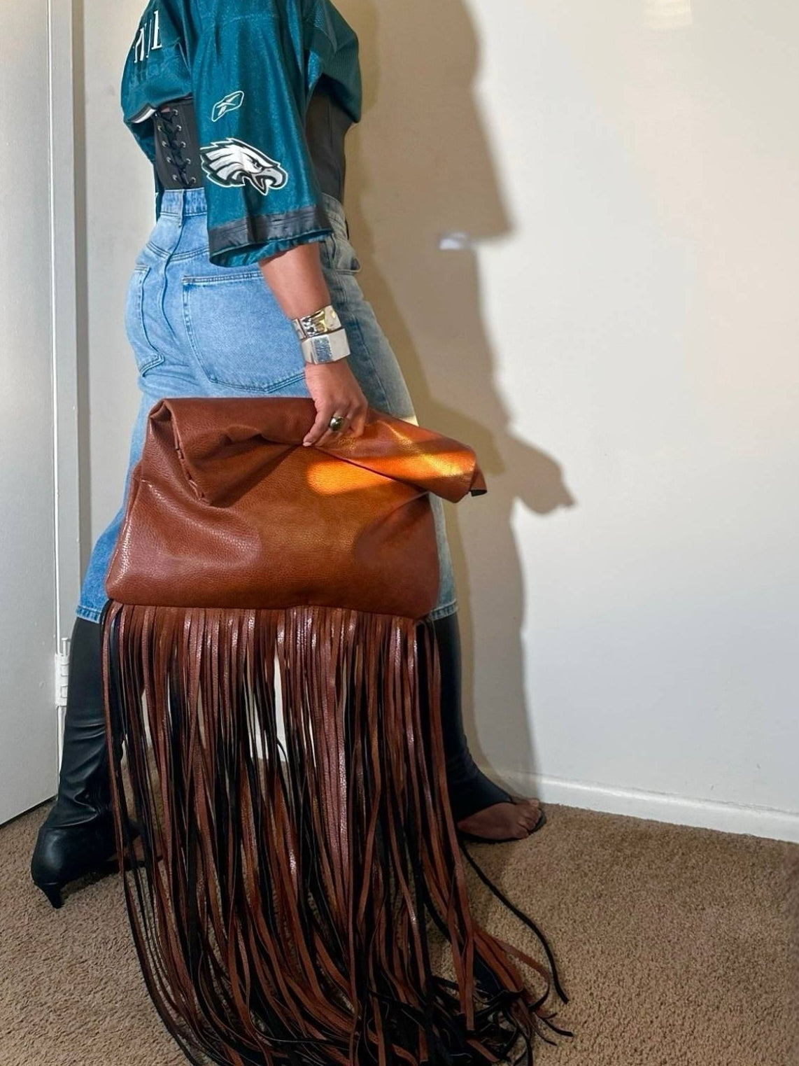 Exaggerated Fringe Bag