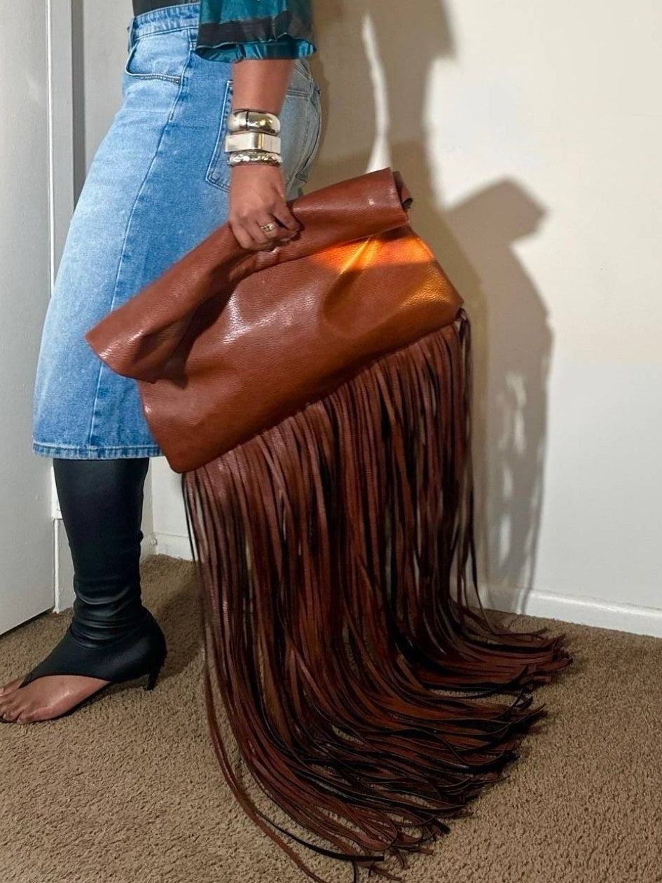 Exaggerated Fringe Bag