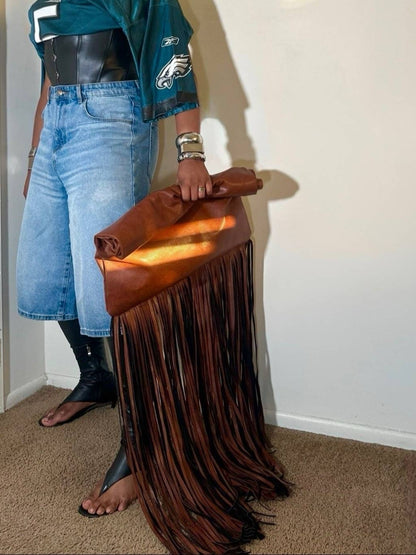 Exaggerated Fringe Bag