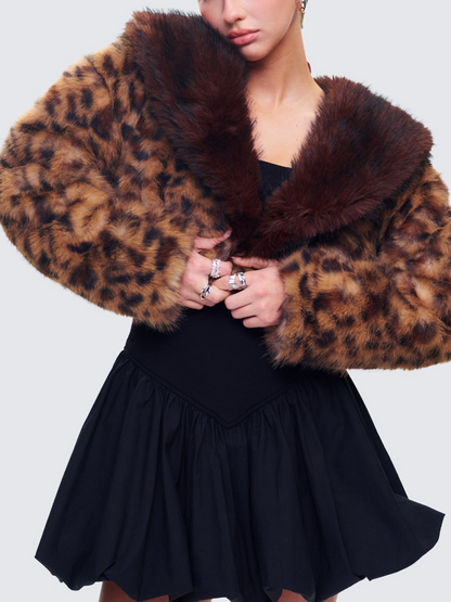 Leopard Plush Coat